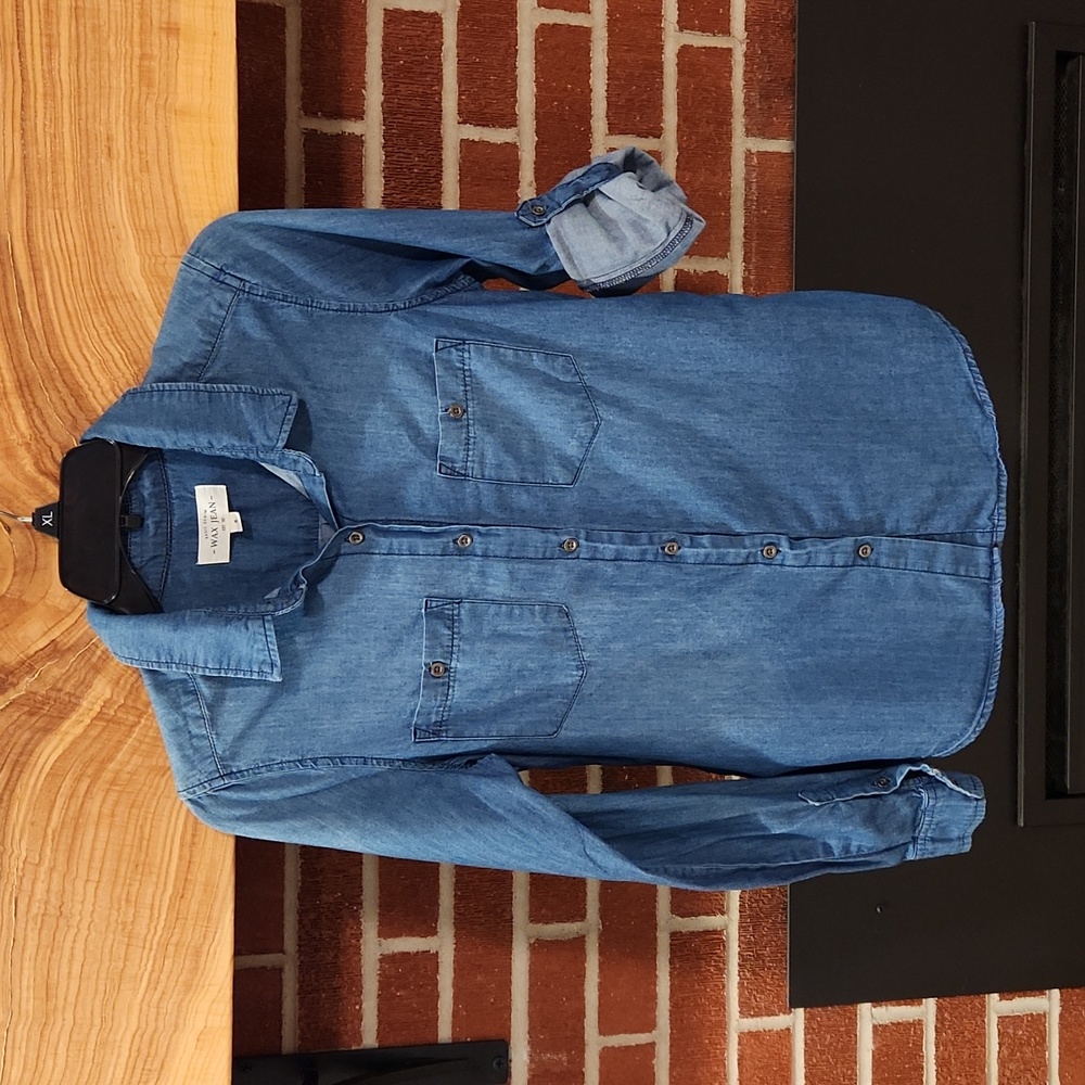 Wax Jean Chambray Button-down Shirt